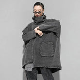 Grey Demin Loose Fit Oversize